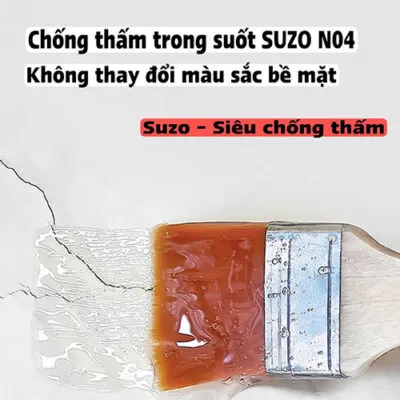 Lớp chống thấm acrylic trong suốt giữ nguyên vẻ đẹp thẩm mỹ của công trình