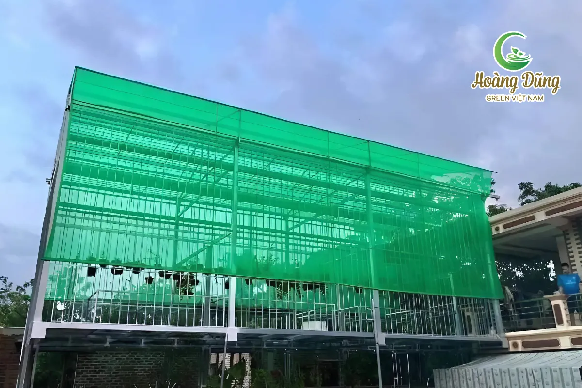 Lưới chắn gió màu xanh Đài Loan dùng trong xây dựng
