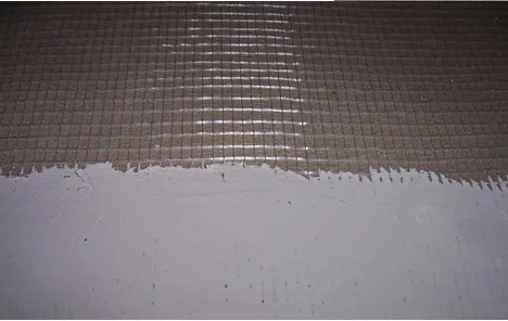 Lưới sợi thủy tinh gia cố được sử dụng trong thi công flintkote chống thấm