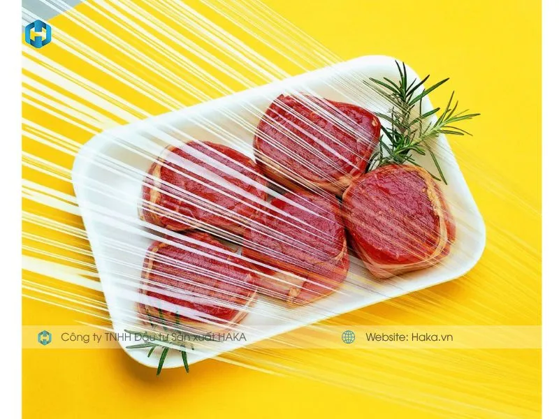 Màng bọc nhựa PE trong suốt, an toàn cho thực phẩm