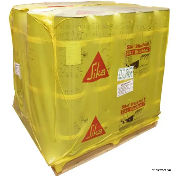 Màng chống thấm bitum Sika Bituseal T130SG dạng tấm khò nóng