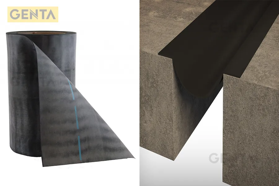 Màng chống thấm cao su EPDM kết hợp nẹp nhôm che khe lún, giải pháp toàn diện để xử lý chống thấm khe lún
