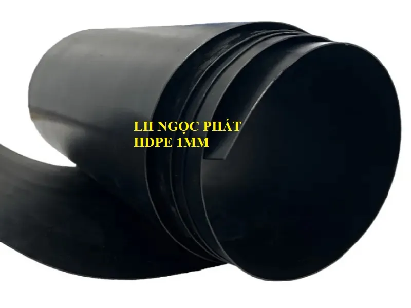 Màng chống thấm HDPE 1mm nguyên sinh, bền vững cho công trình địa kỹ thuật môi trường