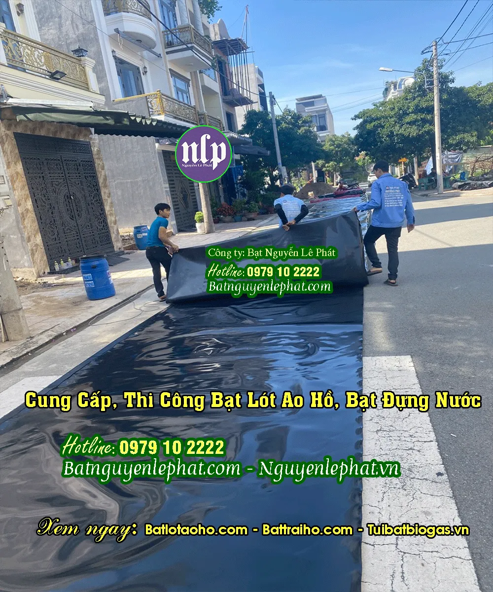 Màng chống thấm HDPE cho hồ cá