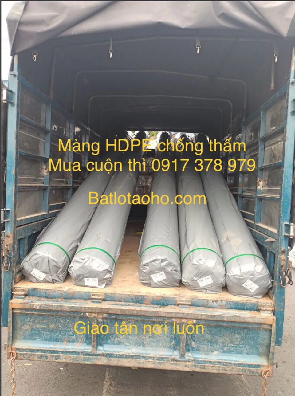 Màng chống thấm HDPE chuyên dụng lót hồ nuôi tôm tại Kiên Giang, tối ưu năng suất.