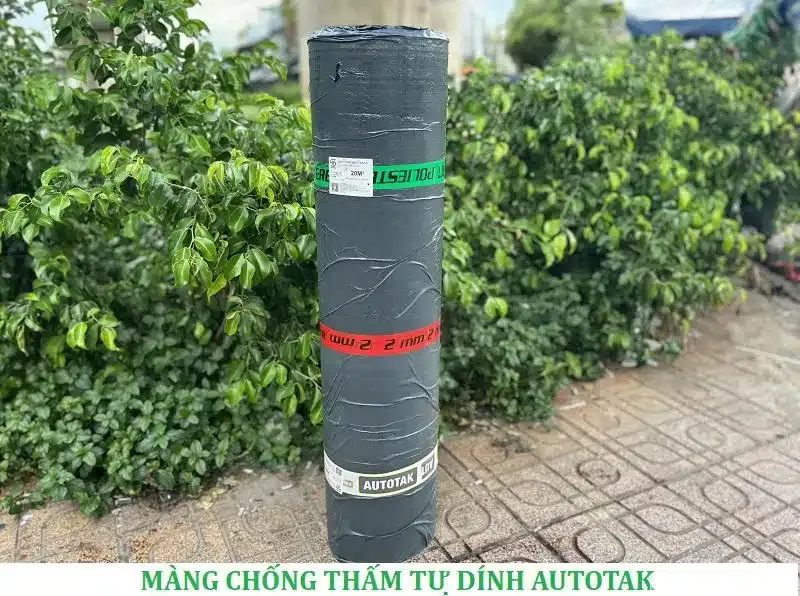 Màng chống thấm tự dính Autotak dày 2mm