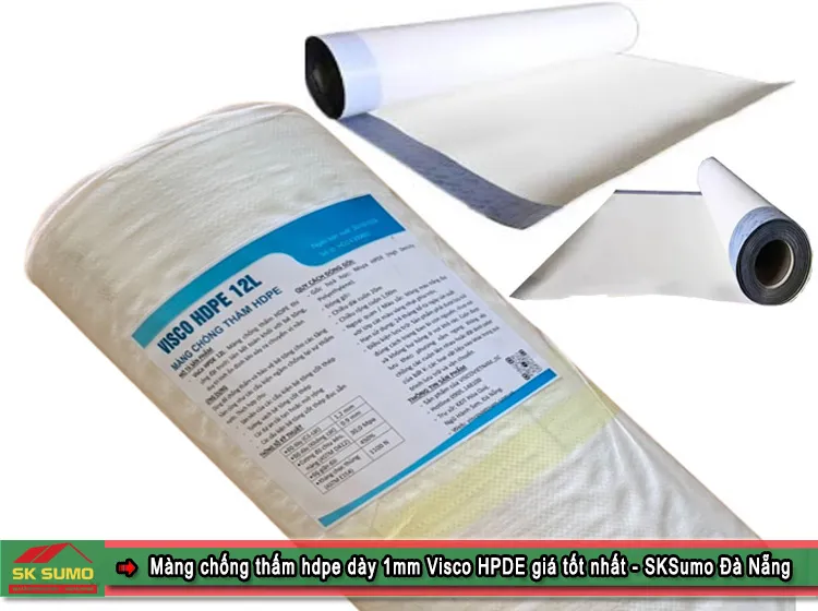Màng chống thấm Visco HDPE dày 1mm được vận chuyển tới công trình