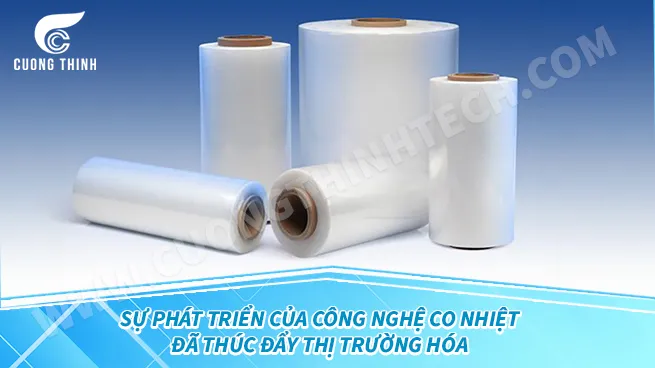 Màng co PVC dạng cuộn sẵn sàng cho sản xuất