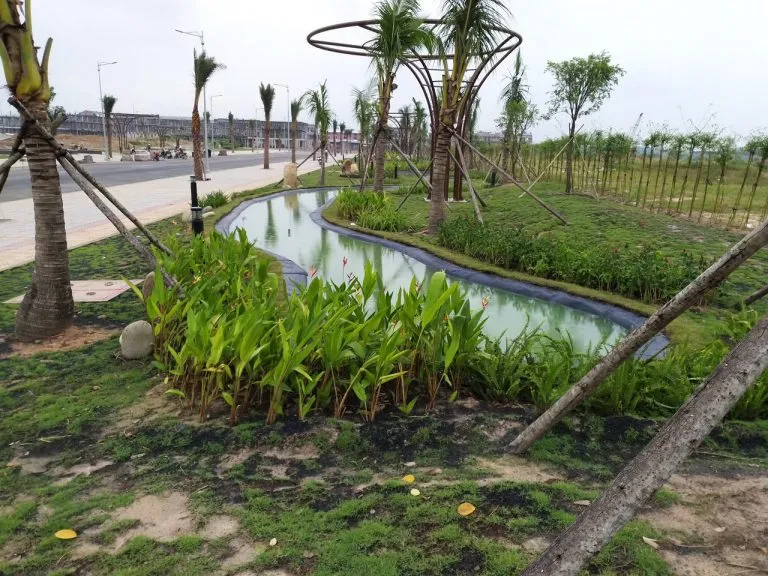 màng HDPE cho hồ cảnh quan