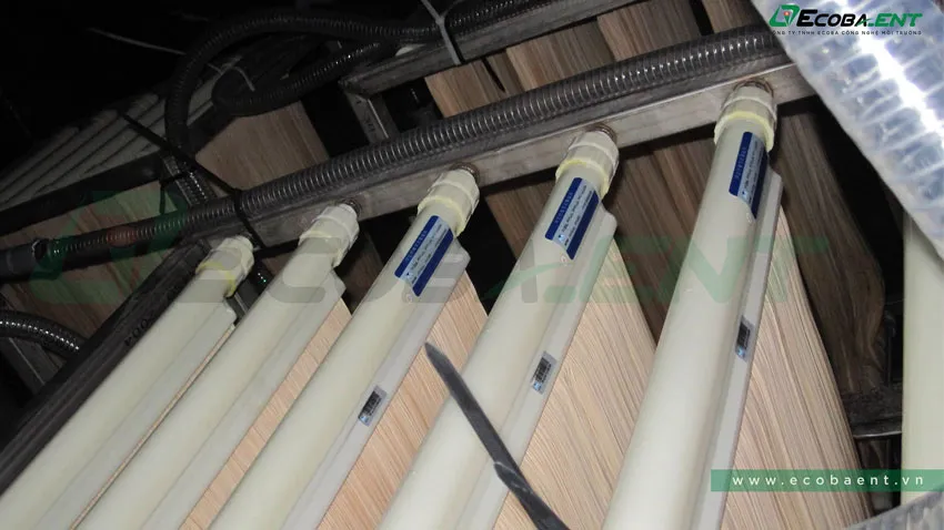 Màng lọc MBR áp dụng tại trạm xử lý nước thải của khách sạn Dân Chủ