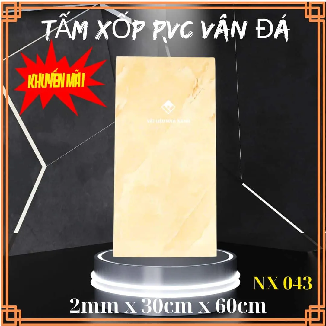 Mẫu miếng dán tường nhựa PVC độc đáo NX043