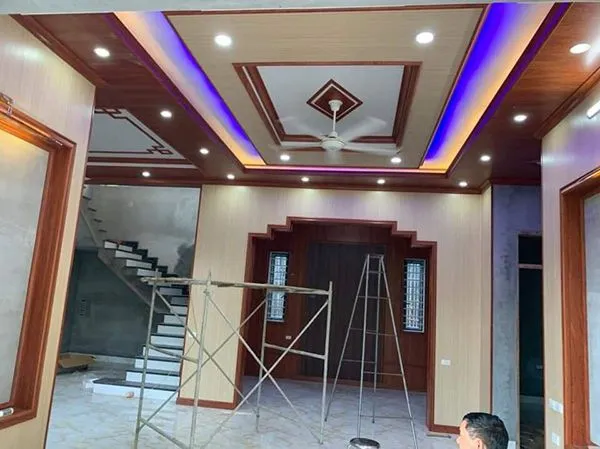 Mẫu nhà mới ốp tấm PVC không cần sơn, tiết kiệm thời gian