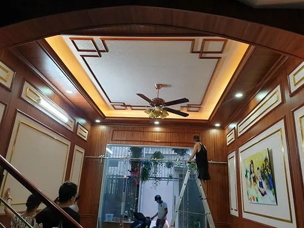 Mẫu nhà ốp tấm nhựa PVC đẹp không ngờ, tạo ấn tượng mạnh