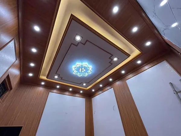 Mẫu nội thất ốp tấm PVC đẹp đến không ngờ, sáng bừng không gian