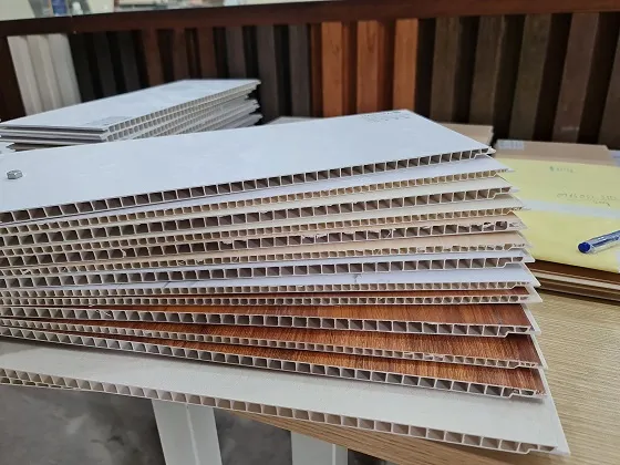 Mẫu tấm nano PVC giả đá và vân gỗ chất lượng cao