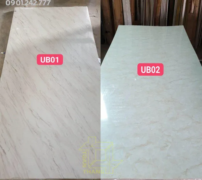 Mẫu tấm nhựa giả đá UB01/02
