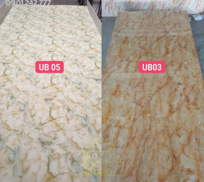 Mẫu tấm nhựa giả đá UB03/05