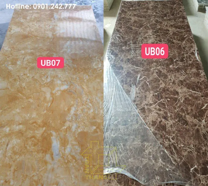 Mẫu tấm nhựa giả đá UB06/07