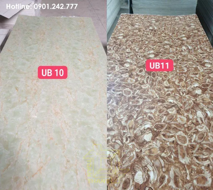 Mẫu tấm nhựa giả đá UB10/11