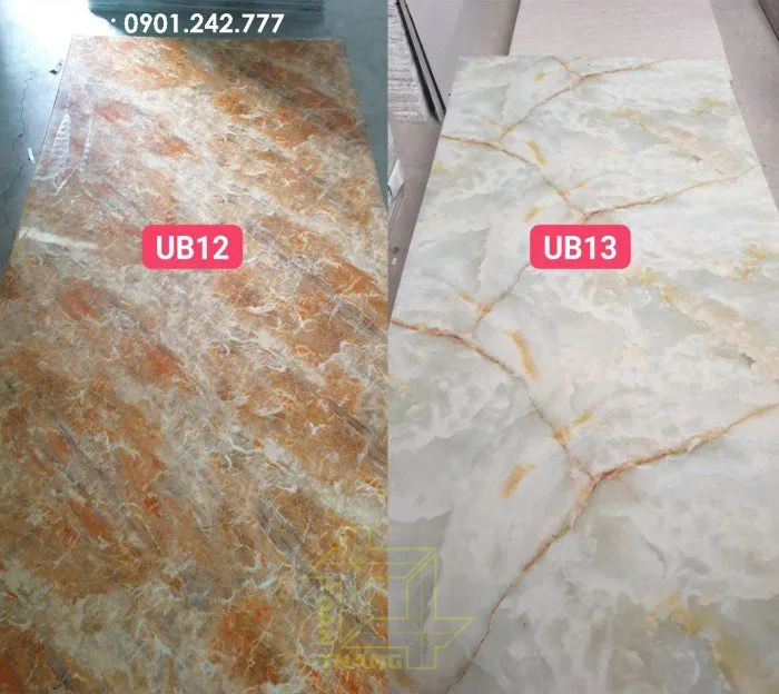 Mẫu tấm nhựa giả đá UB12/13