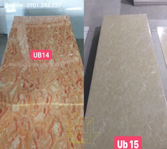 Mẫu tấm nhựa giả đá UB14/15