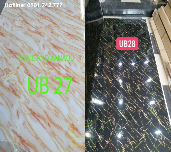 Mẫu tấm nhựa giả đá UB27/28