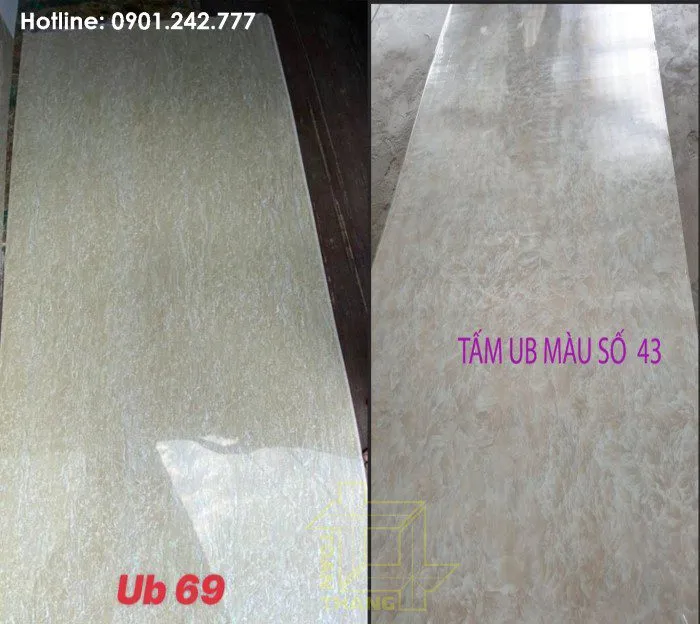 Mẫu tấm nhựa giả đá UB43/69
