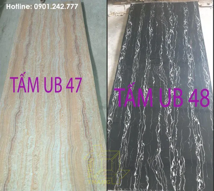 Mẫu tấm nhựa giả đá UB47/48