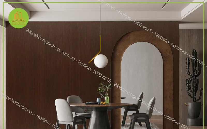 Mẫu tấm nhựa vân gỗ ốp tường Bạt Lót Ao Hồ