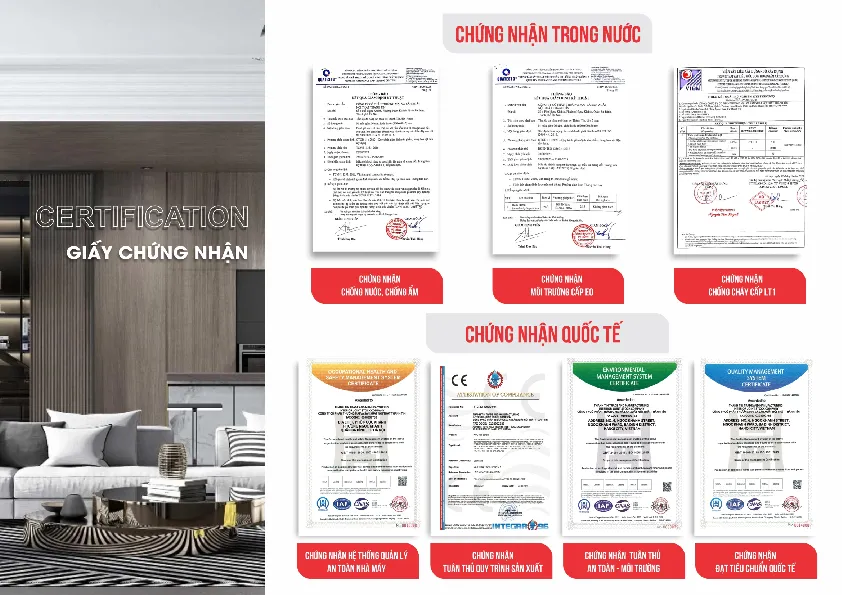 Mẫu tấm ốp than tre Thành Tín với đa dạng vân và màu sắc tinh tế