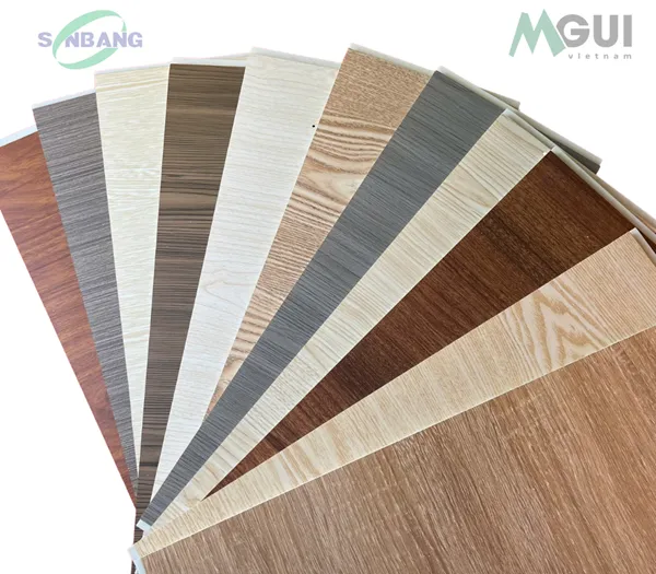 Mẫu tấm ốp tường PVC Nano vân gỗ mang vẻ đẹp tự nhiên