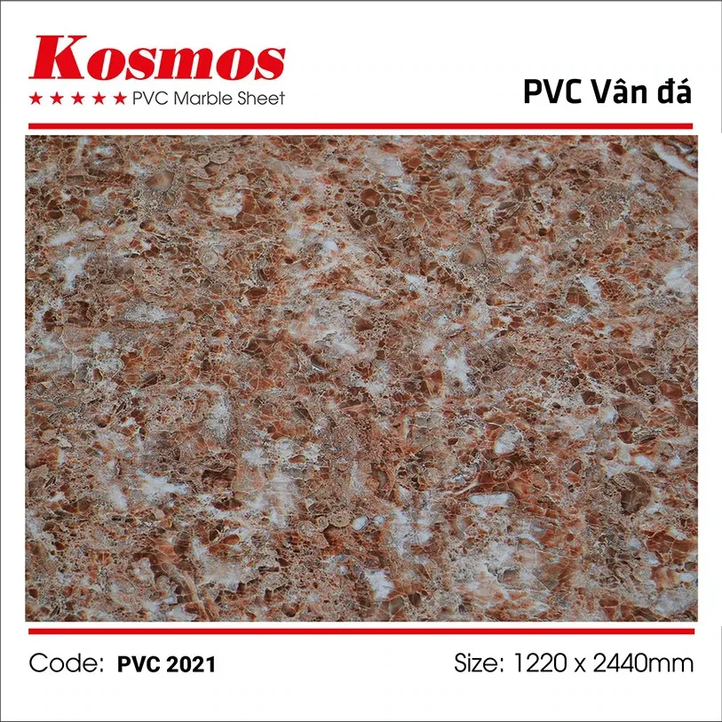 Mẫu tấm PVC vân đá sang trọng mã PVC2021
