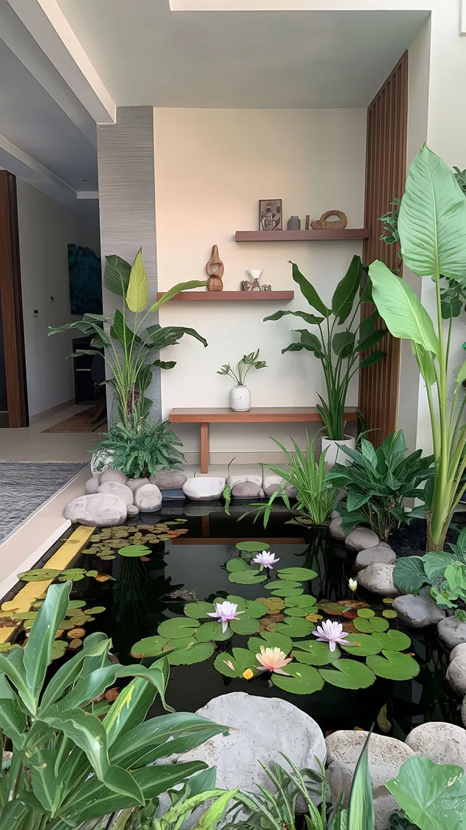 Mẫu tiểu cảnh hồ cá mini để bàn