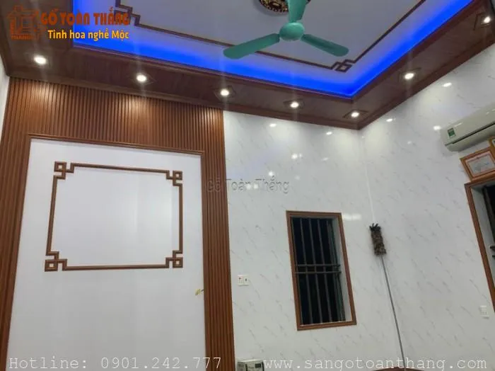 Mẫu trần nhựa Nano cho căn hộ chung cư