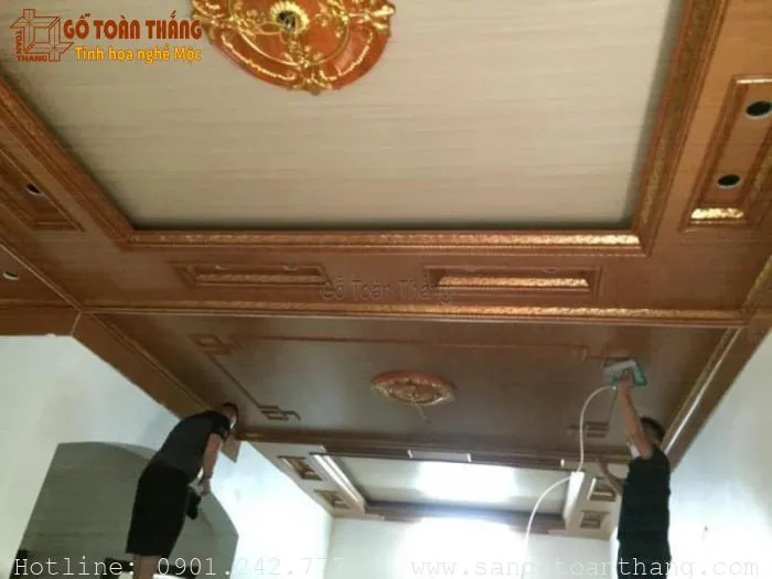 Mẫu trần nhựa Nano đơn giản và tiện dụng