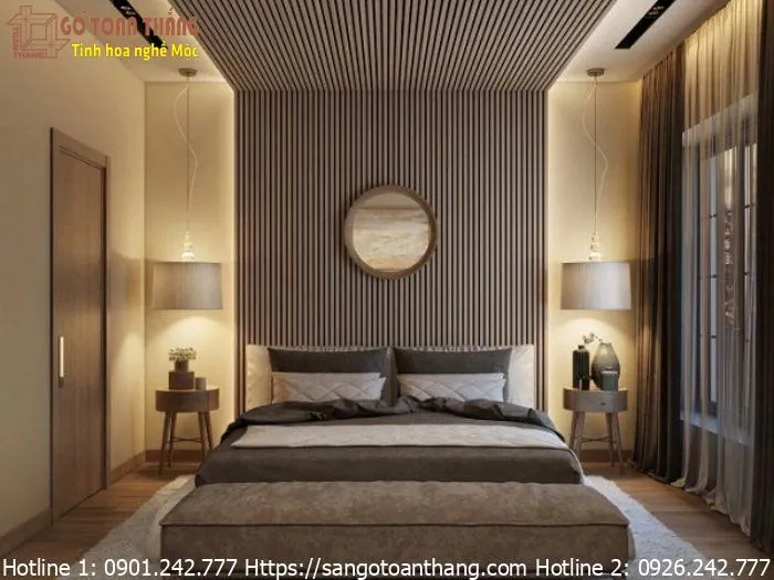 Mẫu trần nhựa phòng ngủ 02