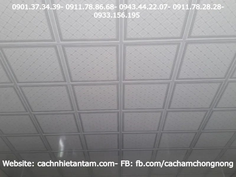 Mẫu trần nhựa thả chống nóng hiệu quả