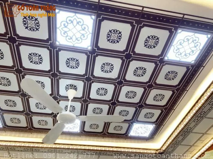 Mẫu trần nhựa thả số 04