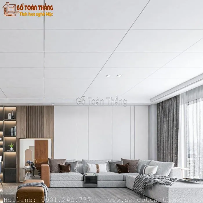 Mẫu trần nhựa thả số 08