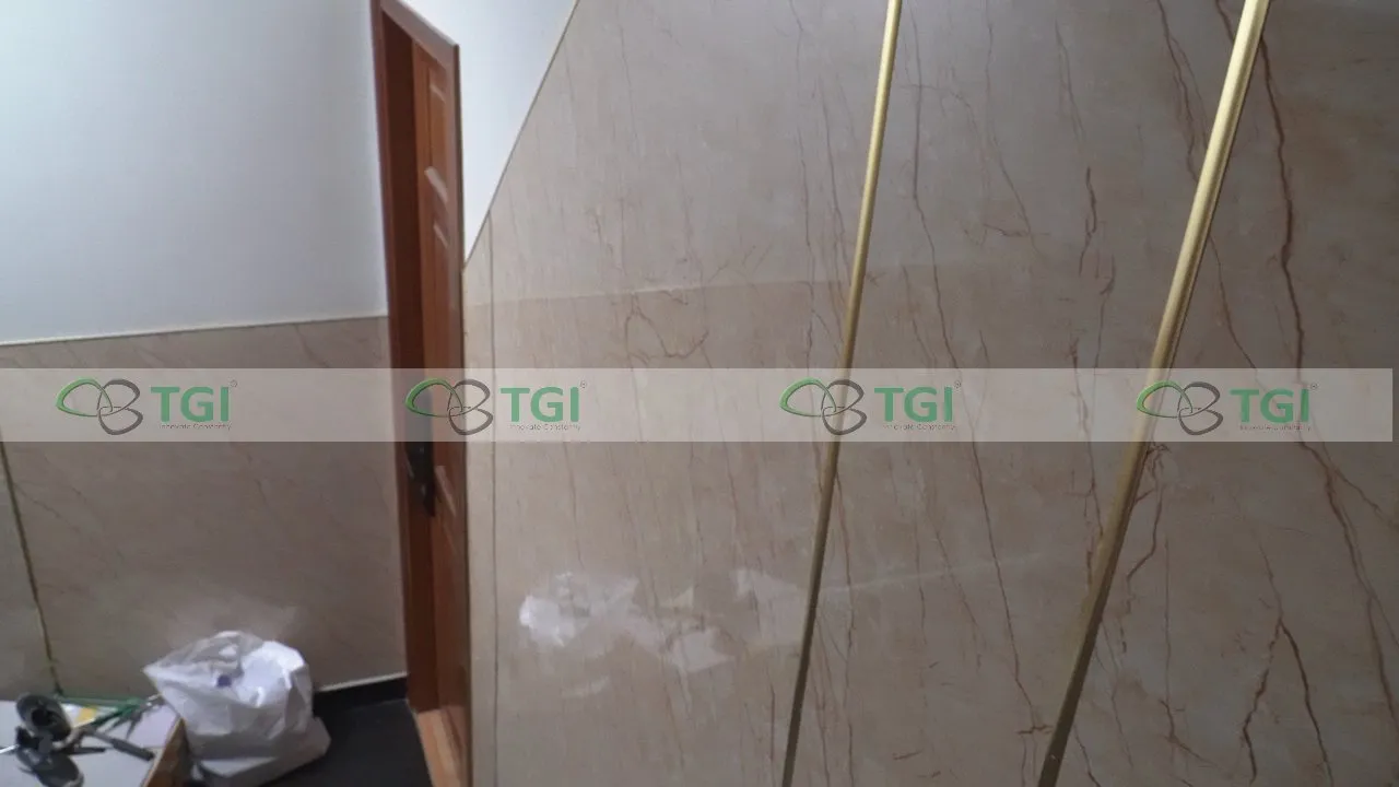 mẫu ứng dụng tấm pvc vân đá biệt thự 16