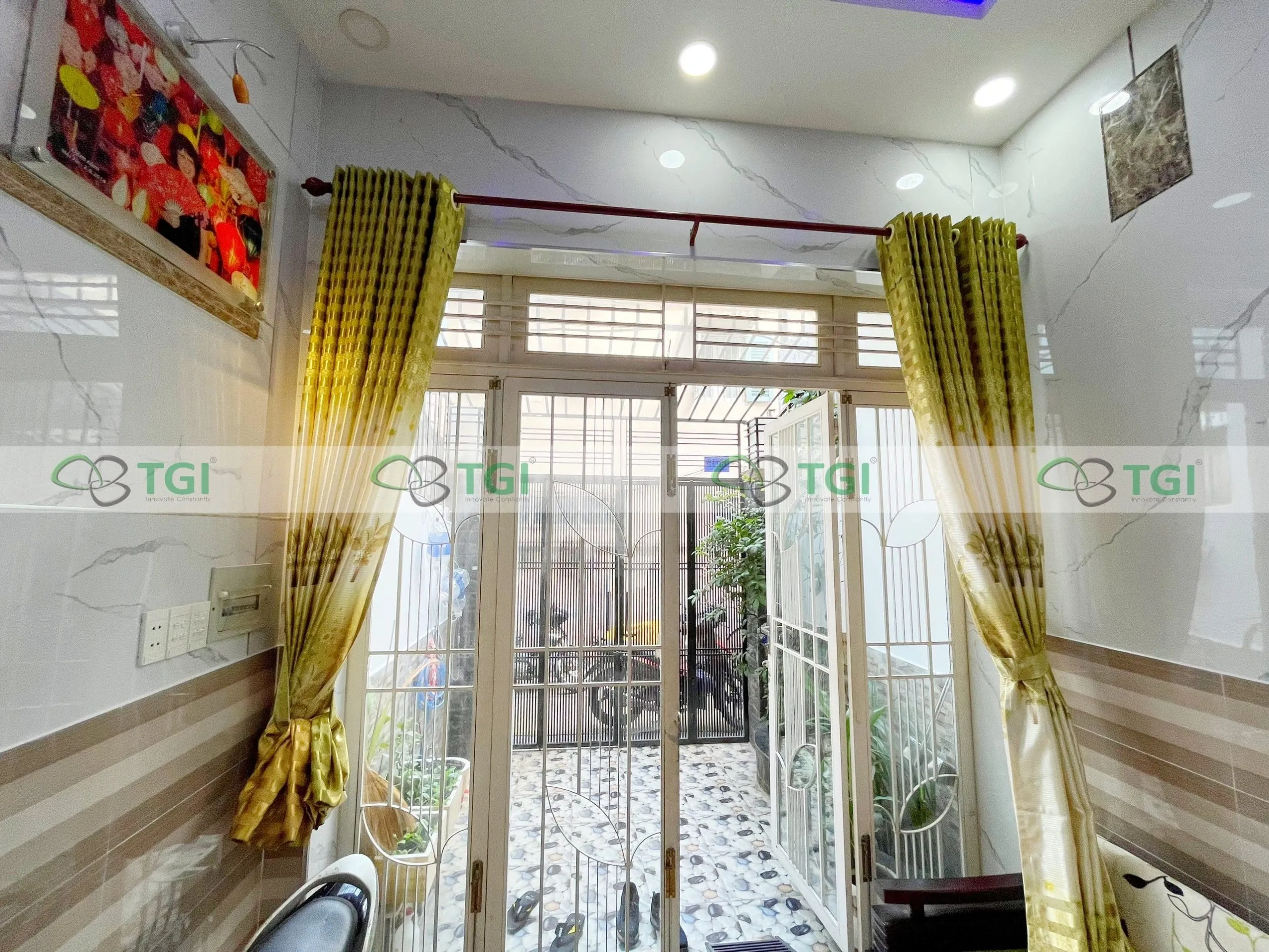 mẫu ứng dụng tấm pvc vân đá sang trọng 11