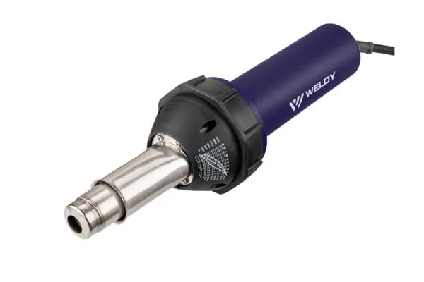 Máy hàn nhựa cầm tay mini Weldy HT1600 được sử dụng phổ biến trong các dự án chống thấm bạt HDPE