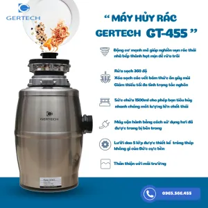 Máy xử lý rác thực phẩm GT-455 trong gian bếp