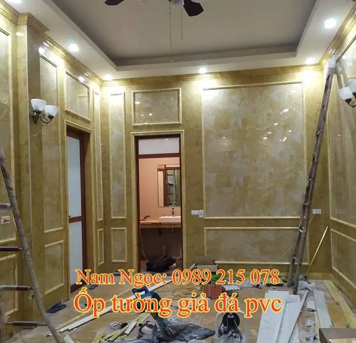 Mica giả đá ốp tường mang lại vẻ đẹp tự nhiên