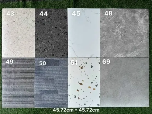 Miếng dán sàn giả đá phong cách hiện đại