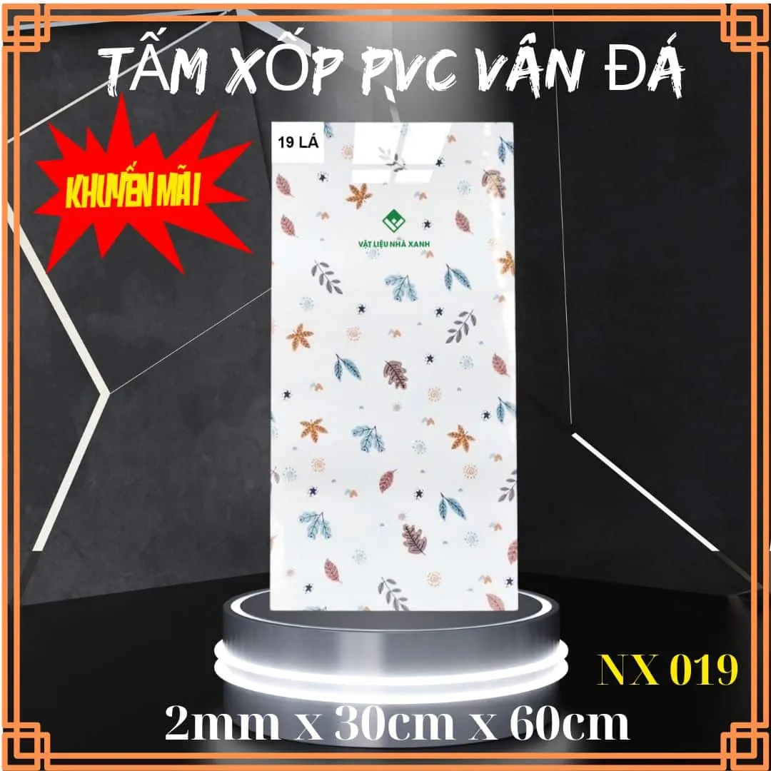 Miếng dán tường nhựa PVC cao cấp vân đá NX019