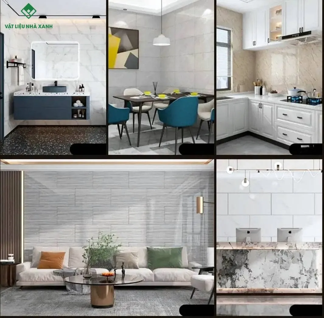Miếng dán tường nhựa PVC chịu được môi trường ẩm ướt
