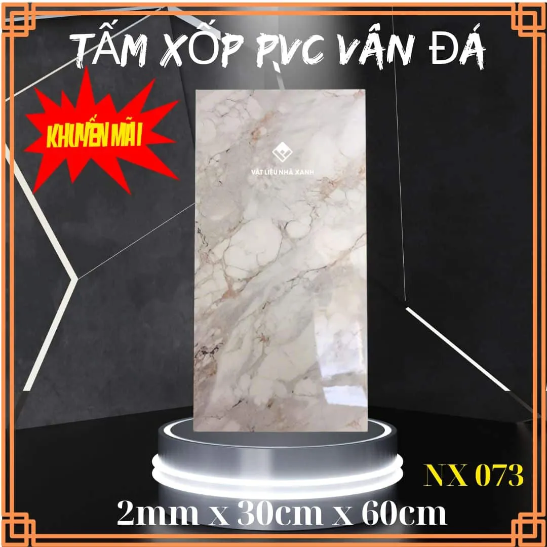 Miếng dán tường nhựa PVC dễ vệ sinh NX073