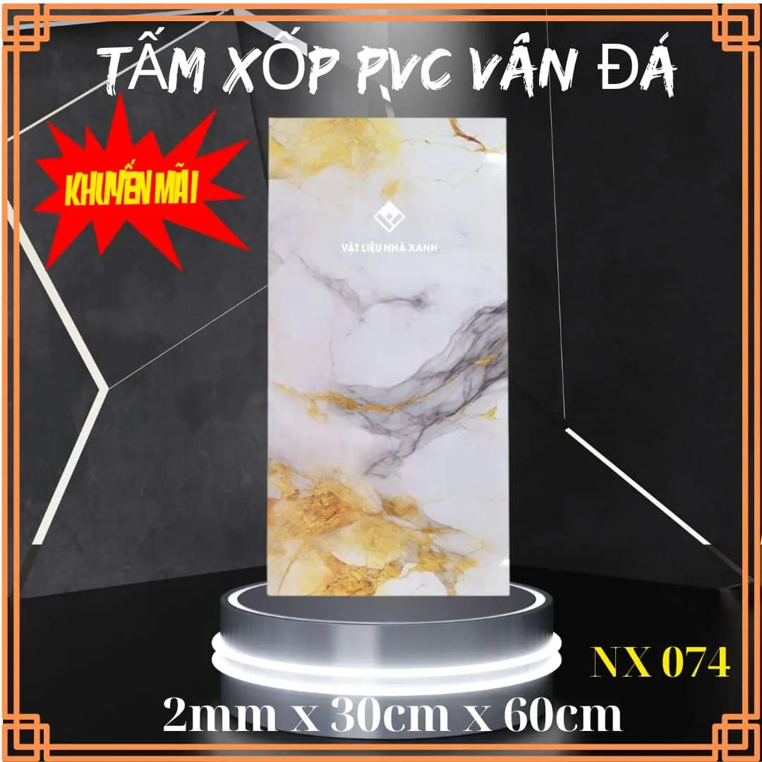 Miếng dán tường nhựa PVC thẩm mỹ NX074