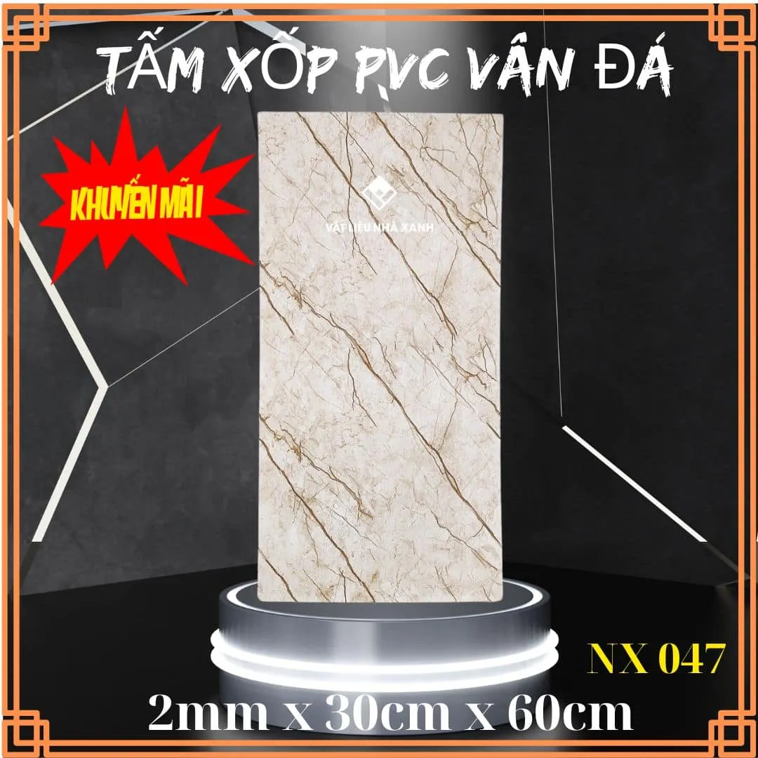 Miếng dán tường nhựa PVC vân đá cao cấp NX2047